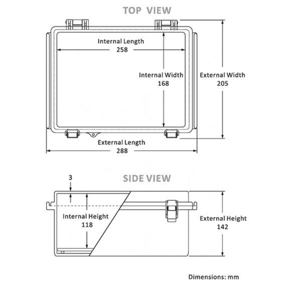 Junction Box, IP67 Waterproof Plastic Enclosure  (11.4"×7.5"×5.5") - Picture 4 of 6